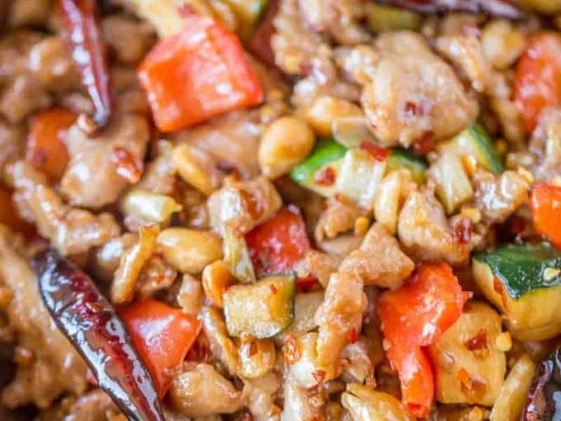 Panda Express Kung Pao Chicken with Peanuts and Vegetables
