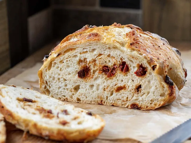 Sun-Dried Tomato Gluten-Free Bread - Quick Yeast Recipe
