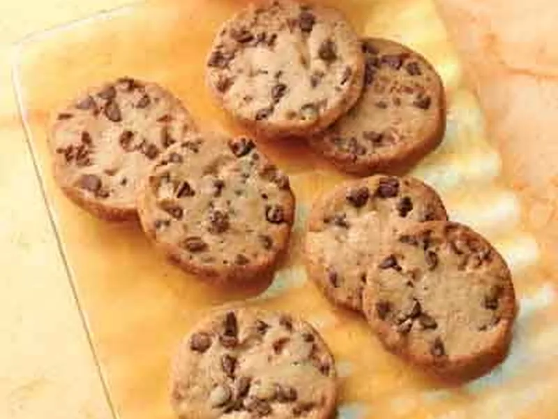 Cinnamon Sugar Chocolate Chip Icebox Cookies