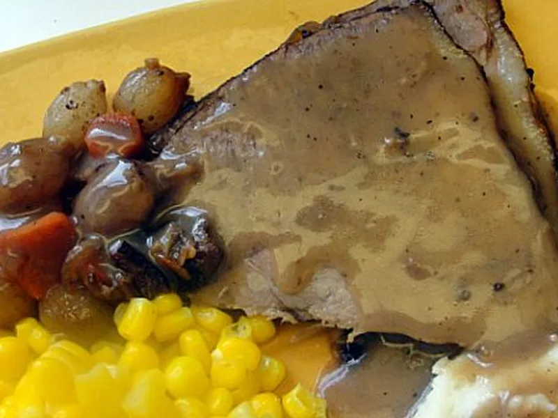 Beef Braised in Red Wine with Root Vegetables