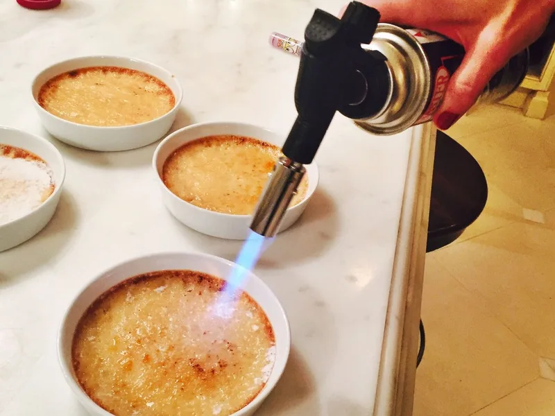 Maple Creme Brulee with Caramelized Sugar Top