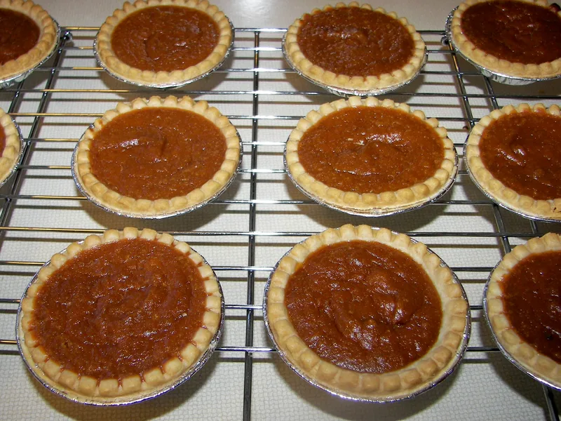 Sweet Potato-Molasses Pie with Warm Spices