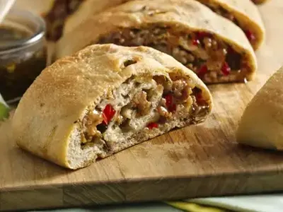 Spicy Sweet Jamaican Jerk Pork Roll with Orange Marmalade