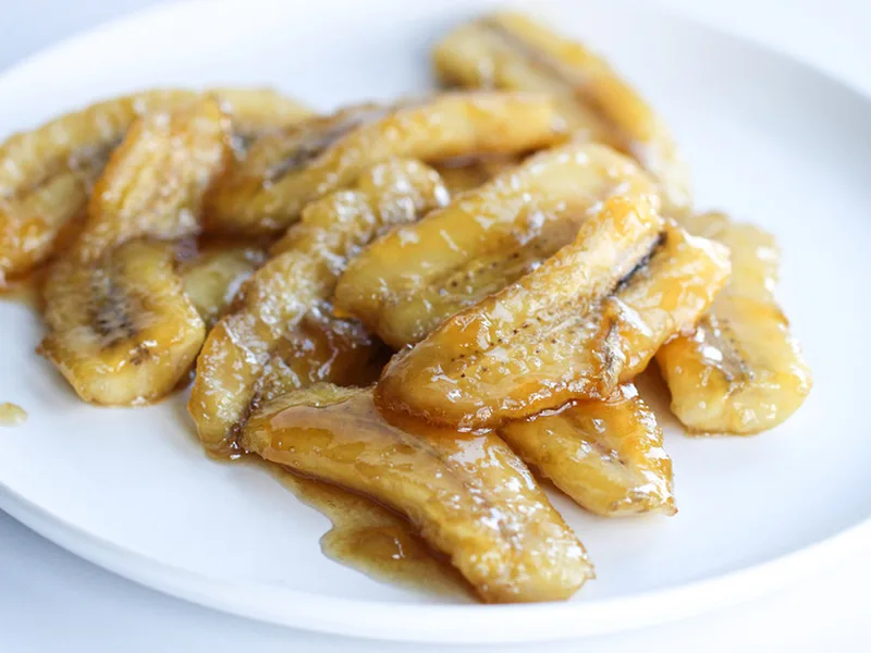 Easy Caramelized Bananas with Brown Sugar and Butter