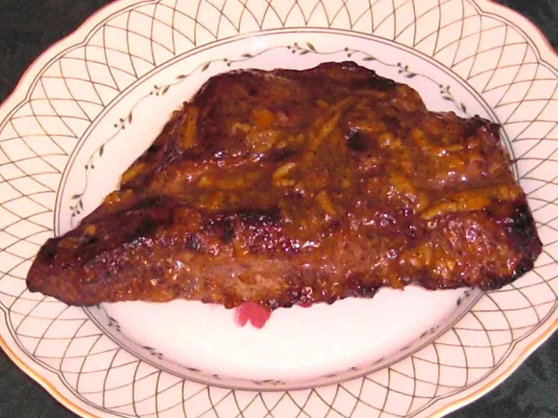 Broiled Orange-Pepper Beef Tenderloin Steaks