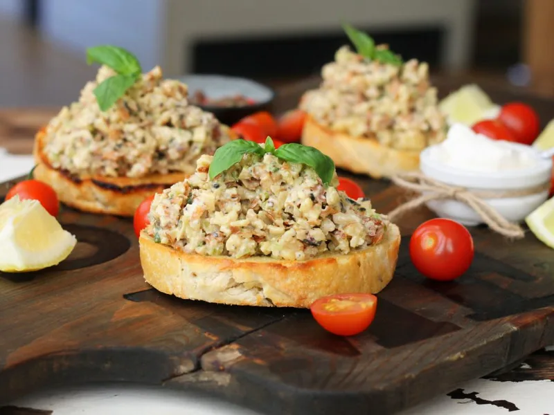 Creamy Almond Mock Tuna Salad