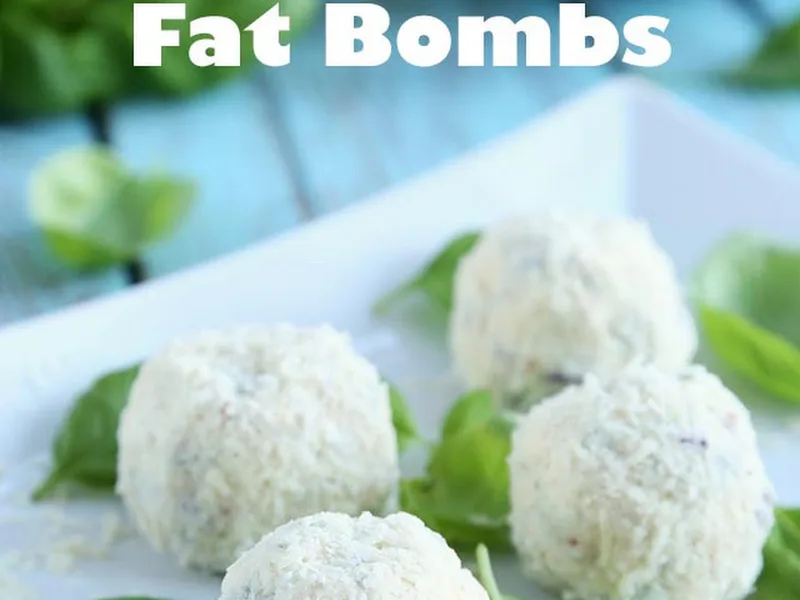 Savory Mediterranean Cream Cheese Fat Bombs with Herbs