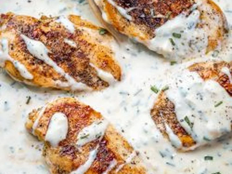 Sautéed Chicken in Creamy Dijon Mustard Sauce