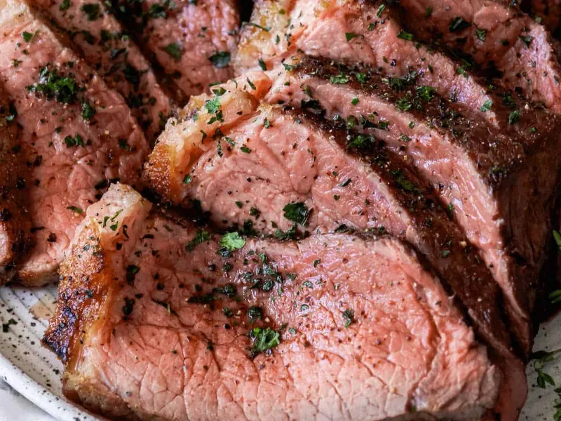 Herb-Butter Seared Bottom Round Roast