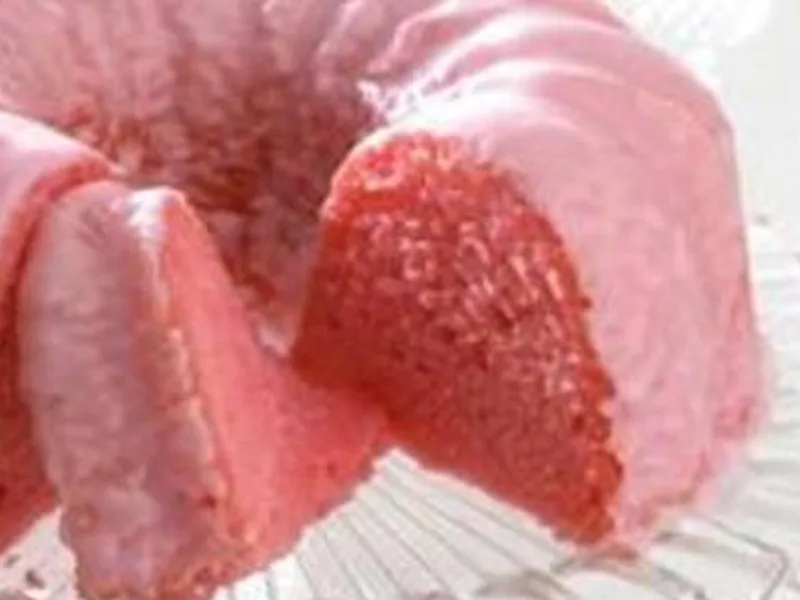 Pink Lemonade Pound Cake with Sweet Lemonade Glaze