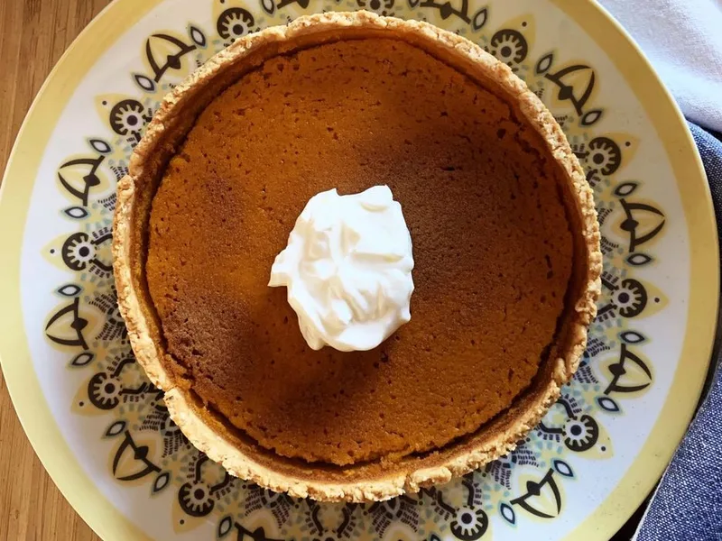 Dairy-Free Pumpkin Pie with Gluten-Free Crust