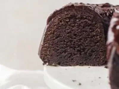 Rich Chocolate Stout Bundt Cake with Dark Chocolate Ganache