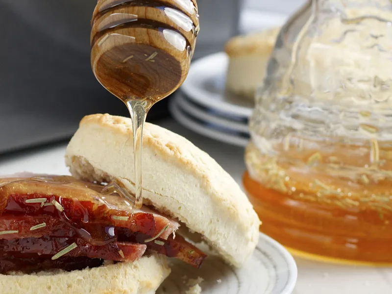 Spiral-Cut Ham with Lemon Rosemary Honey Glaze