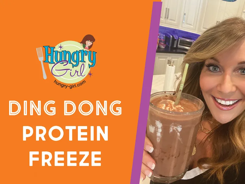 Chocolate Protein Freeze with Whipped Topping