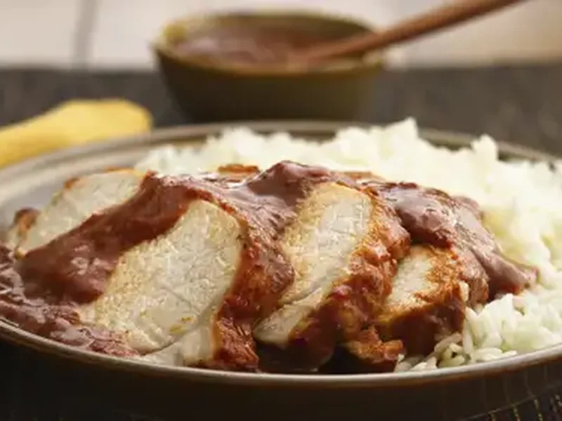 Mexican-Spiced Pork Loin with Guajillo Prune Sauce