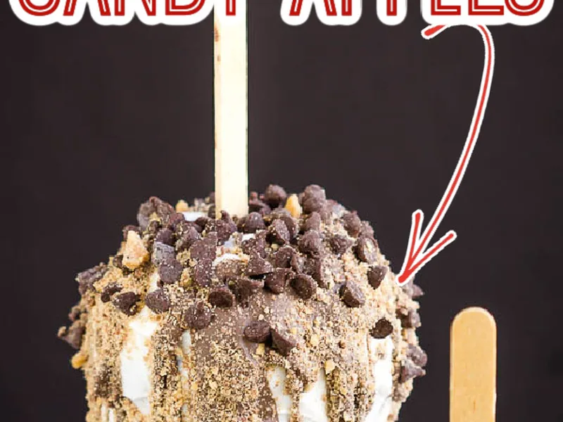 Triple-Chocolate Caramel Apple Treats with Custom Toppings