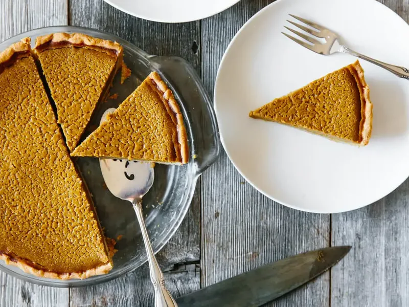 Paleo Pumpkin Pie with Almond Flour Crust - Gluten-Free