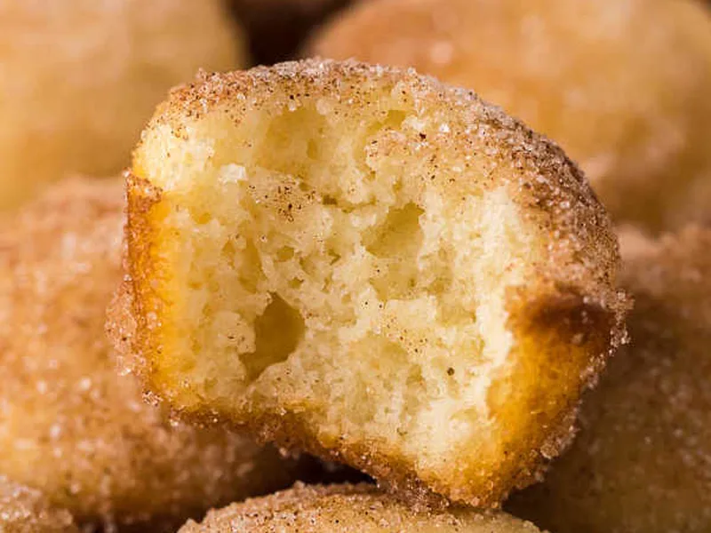 Mini Donut Muffins with Cinnamon Sugar