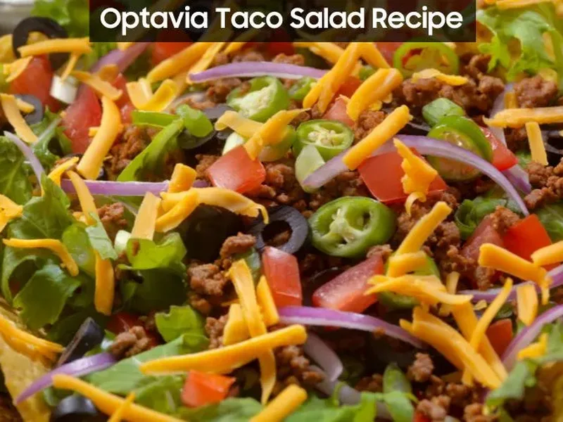 Optavia Turkey Taco Salad with Greek Yogurt
