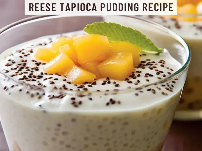 Creamy Reese Tapioca Pudding with Egg Custard