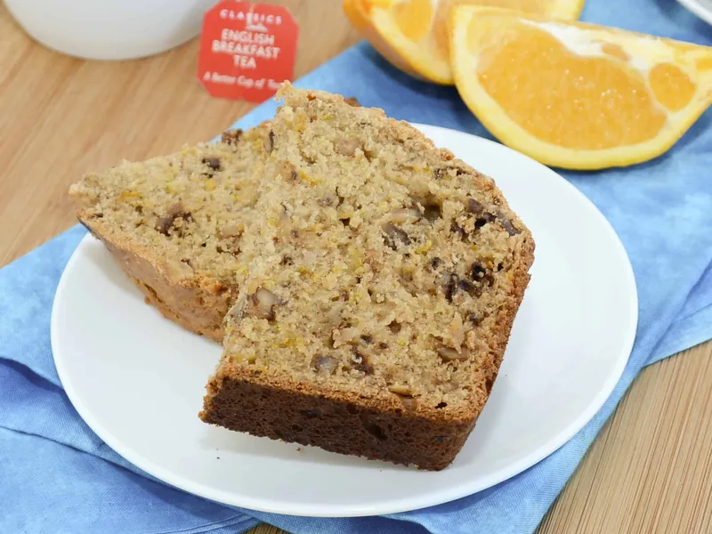 Orange-Spice Banana Bread with Toasted Walnuts