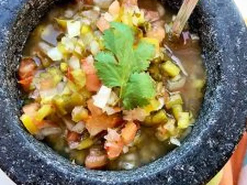 Lacto-Fermented Salsa with Sauerkraut Brine