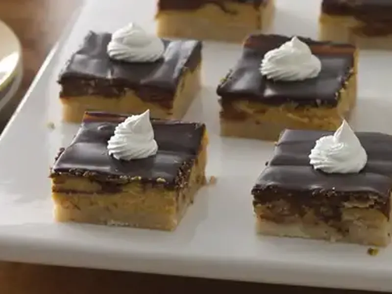 Pumpkin Tiramisu Cheesecake Bars with Swirled Chocolate