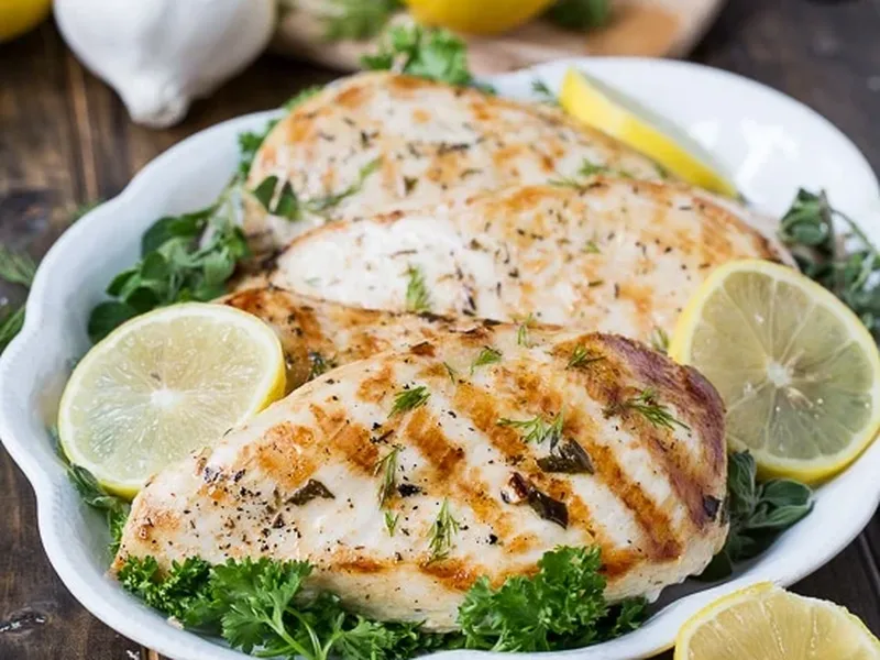 Grilled Greek Chicken with Herb Marinade