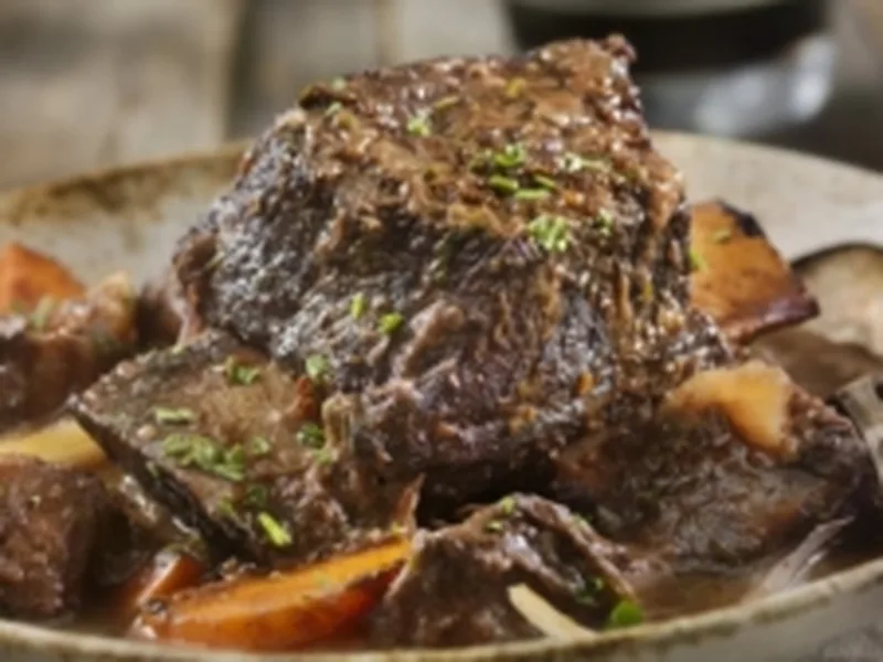 Braised Beef Short Ribs with Root Vegetables