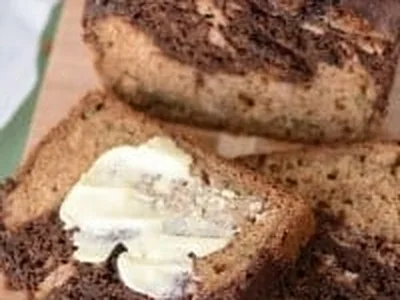 Chocolate Swirl Zucchini Bread with Greek Yogurt