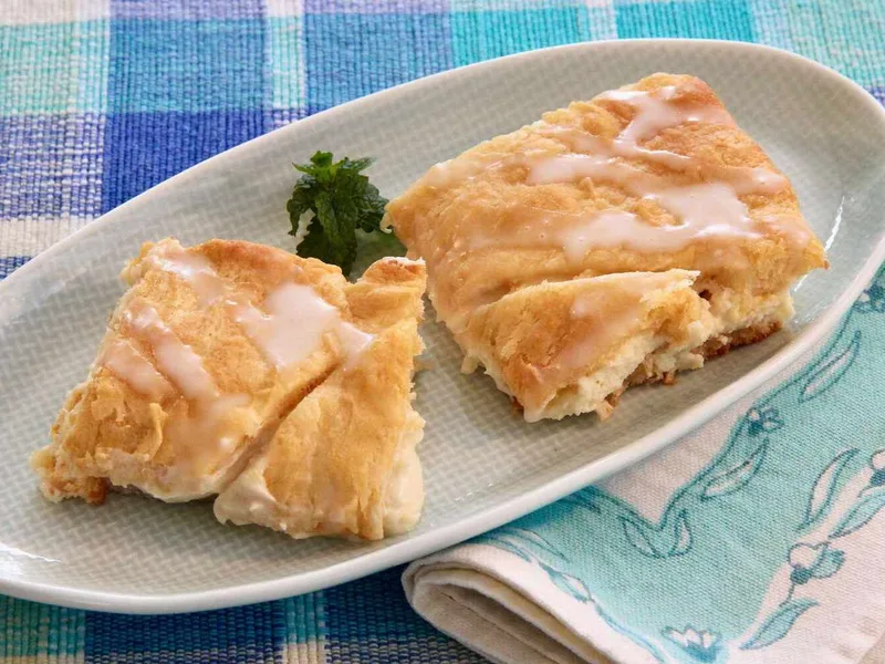 Cheese Danish Casserole with Crescent Roll Layers