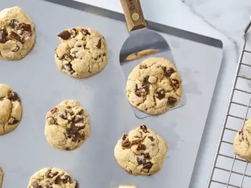 Vegan Chocolate Chip Pecan Cookies - Soft Buttery Plant-Based