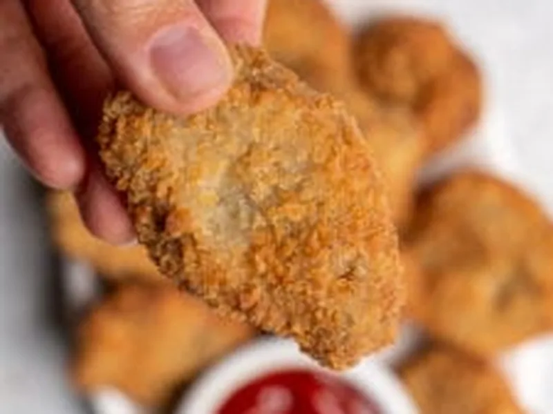 Crispy Wheat Gluten Nuggets with Double-Battered Coating