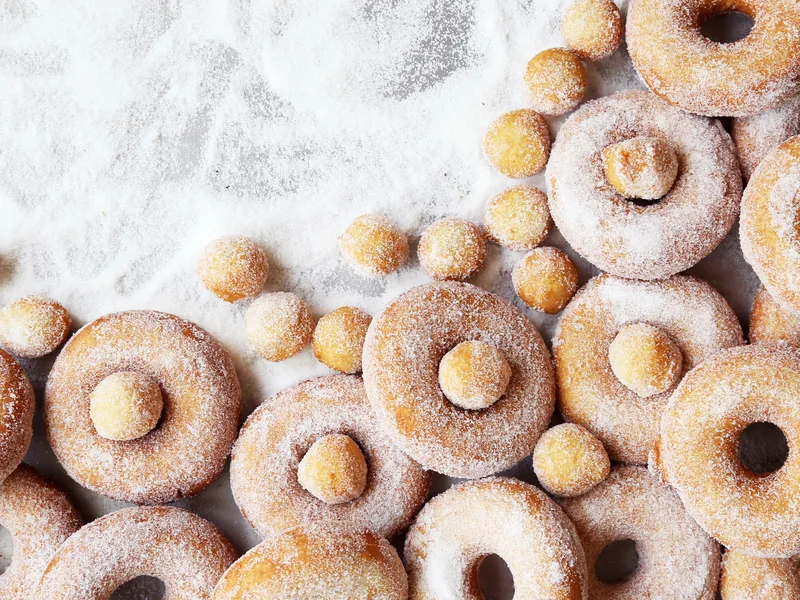 Gluten-Free Buttermilk Donuts with Rice Flour Mix