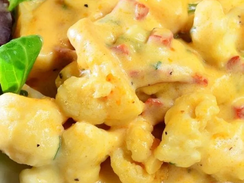 Loaded Cauliflower Bake with Bacon and Cheese