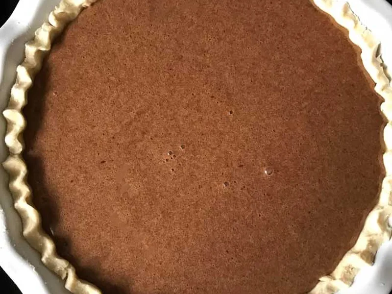 German Chocolate Cream Pie with Coconut Pecan Topping