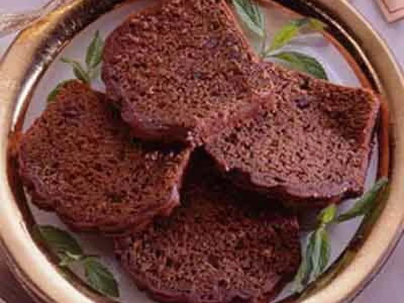 Glazed Chocolate Mini Loaves with Applesauce