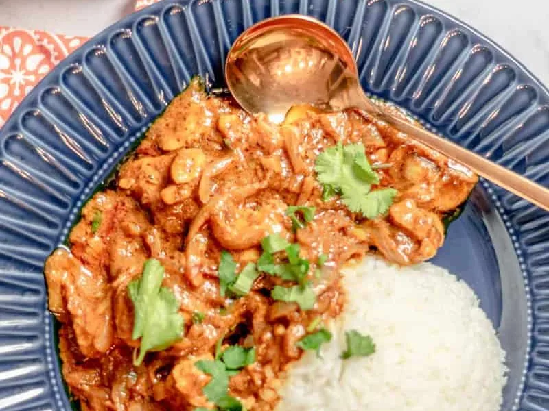 Indian Butter Chicken with Coconut Cream and Aromatic Spices