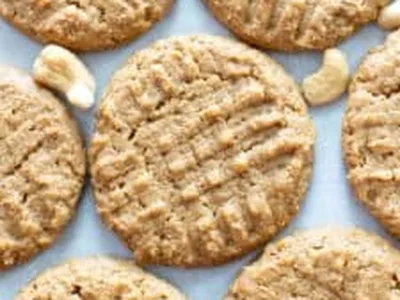 Paleo Vegan Cashew Butter Cookies, Flourless