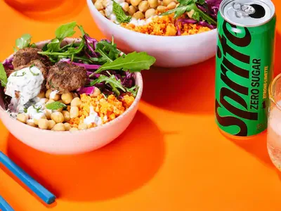 Spicy Middle Eastern Meatball Couscous Bowl