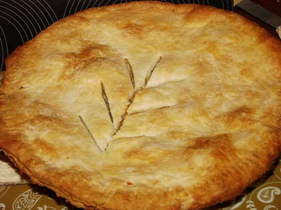 Salmon Pie with Creamed Potato Filling