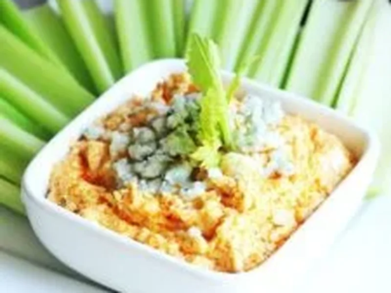 Creamy Buffalo Chicken Dip with Blue Cheese