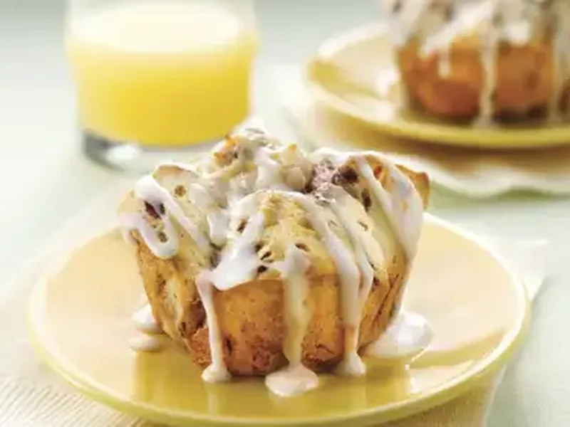 Honey Orange Blossom Cinnamon Rolls with Cream Cheese Icing