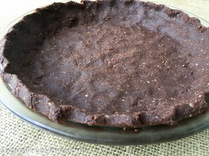 No-Bake Chocolate Pie Crust with Sunflower Seeds