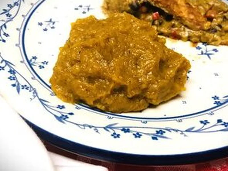 Slow Cooker Cinnamon Butternut Squash with Brown Sugar