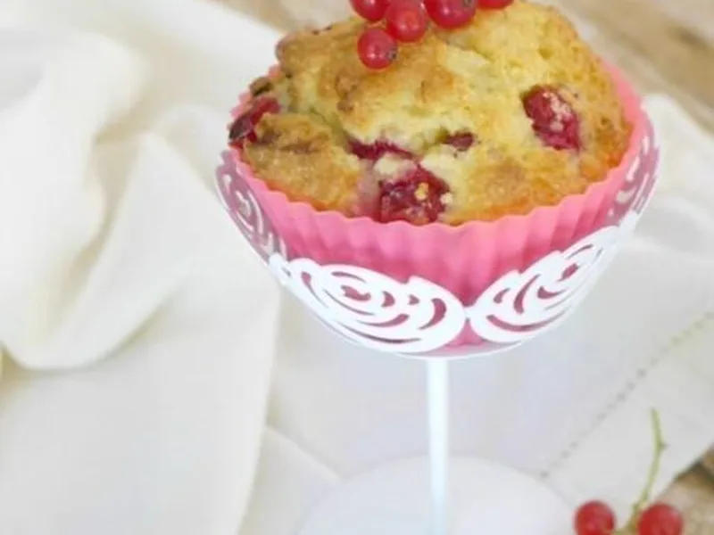 Low Carb Almond Flour Redcurrant Muffins
