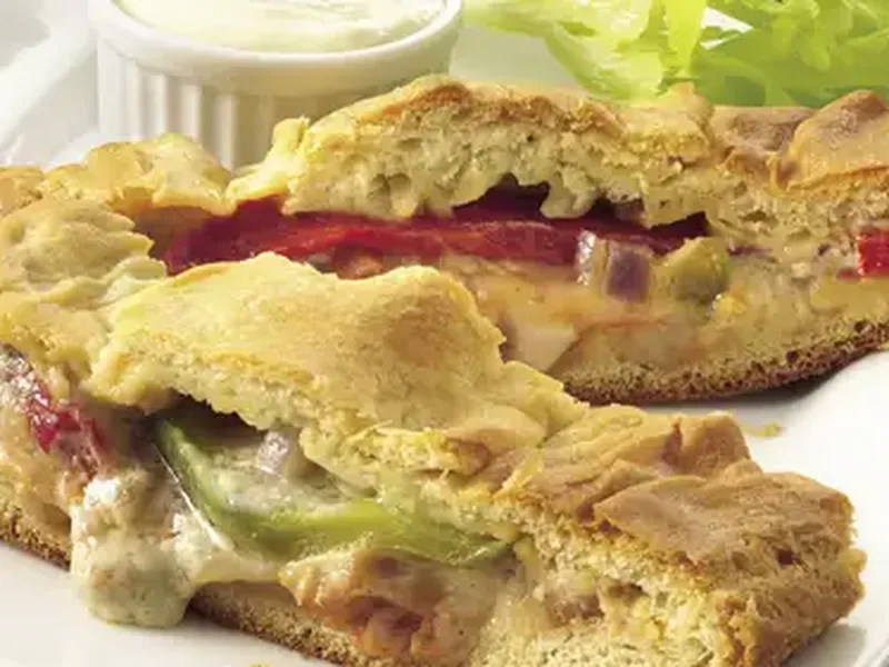 Easy Buffalo Chicken Stromboli with Crescent Roll Dough