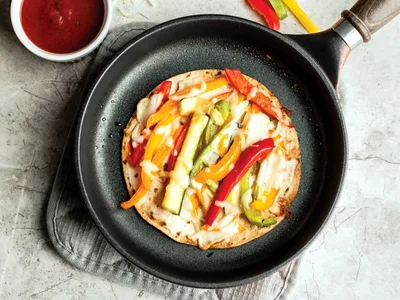 Pizzadillas and Grilled Vegetable Quesadillas