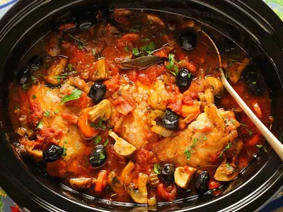 Provençal Chicken Stew with Herbs and Olives