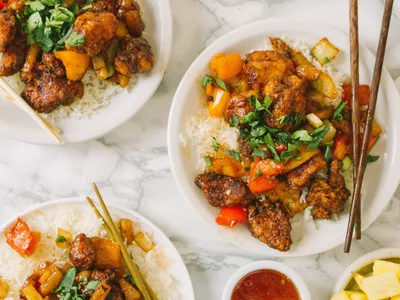 Crispy Sweet and Sour Chicken with Pineapple